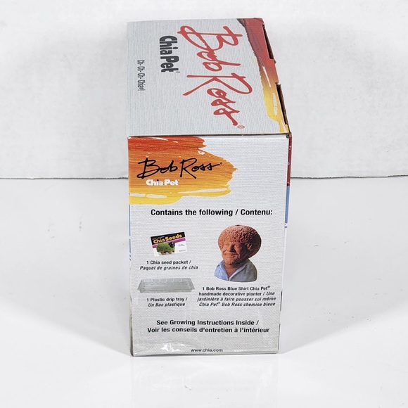 Chia Pet Decorative Planter - The Joy of Painting - Bob Ross - Picture 4 of 4